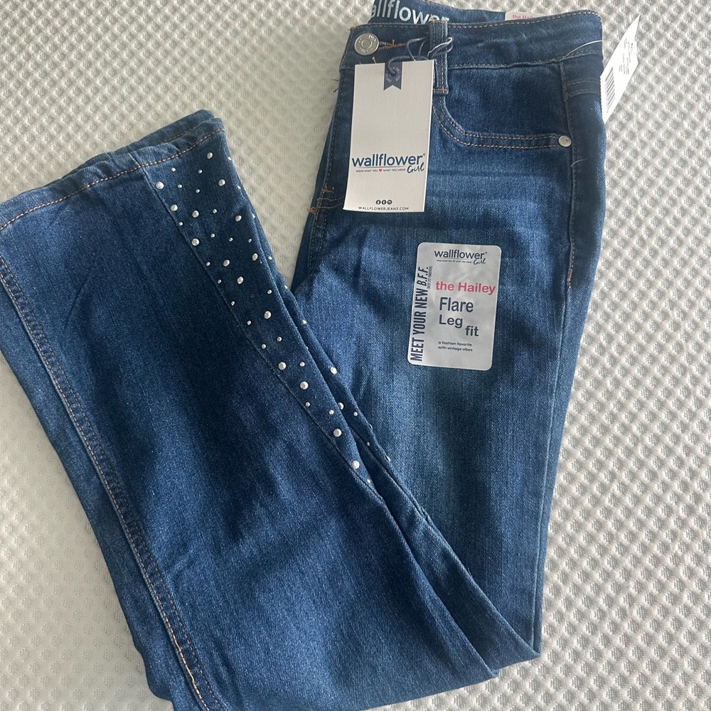 Girls flare jeans size 10. Bell bottom